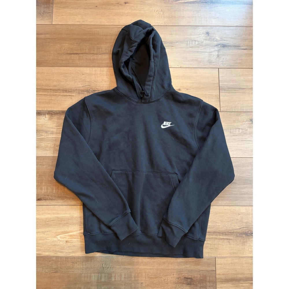 Nike Sportswear Club Fleece Hoodie Black Mens Small BV2654-010